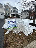 Gutter installation on Tanning House Place in Haymarket, VA