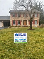 Gutter installation on Buckeye Ct in Frederick, MD