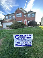 Gutter installation on Wildman Ct. in Boyds, MD