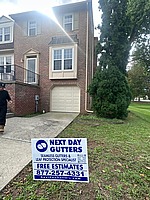 Gutter installation on Waterside Ct in Frederick, MD