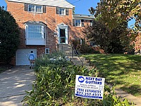 Gutter installation on Maruqette Terr in Bethesda, MD
