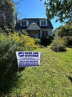 Gutter guard installation on Newport Ave in Bethesda, MD