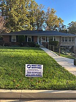 Gutter guard installation on Placid Ave in Parkville, MD