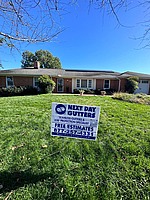 Gutter installation on Barnsley Lane in Olney, MD